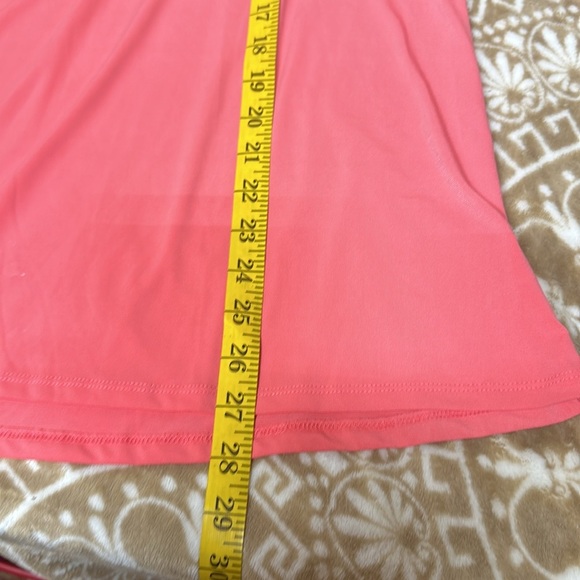 Faith and Joy Sleeveless Melon Colored Top Sz L - Picture 6 of 8